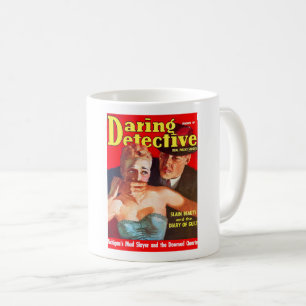 1940-talets LURID DETECTIVE MAG COVER Kaffemugg