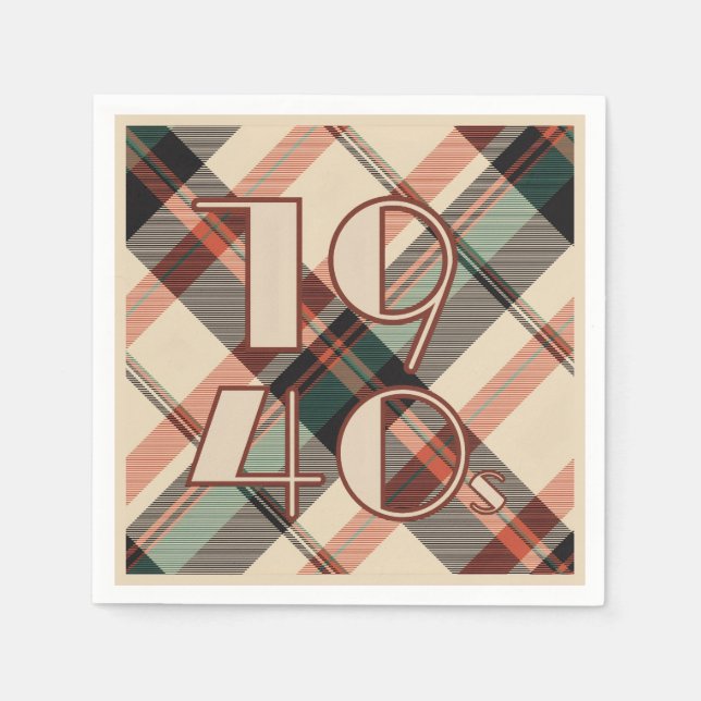 1940-talets Play Balloon Pappersservett (Framsidan)