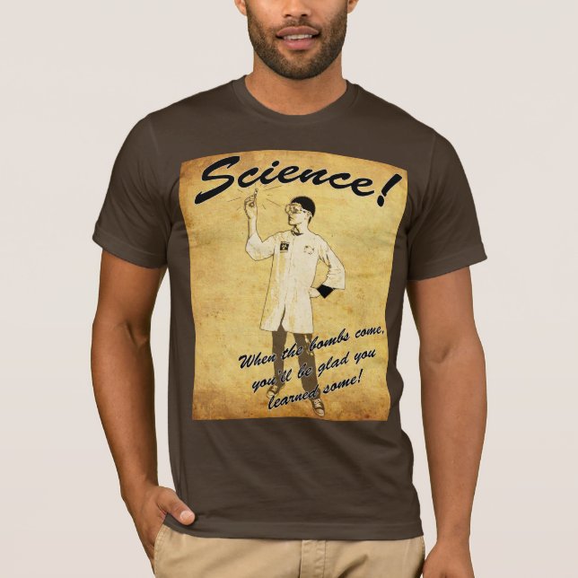 1940-talets Retro Science Poster Tee (Framsida)