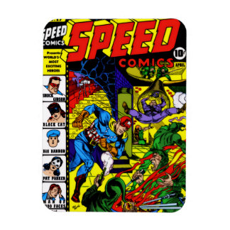 1940-talets SPEED Comics Magnet