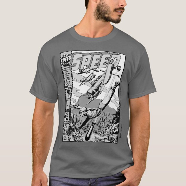 1940-talets SPEED Comics T-Shirt (Framsida)