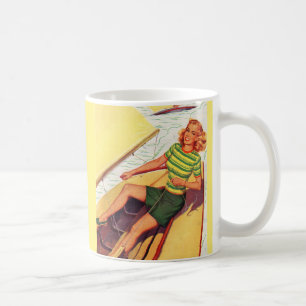 1940-talets stift på en båt kaffemugg