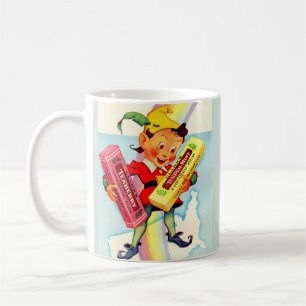 1940-talets tuggummi kaffemugg