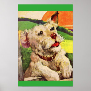 1940-talets underbara hund poster
