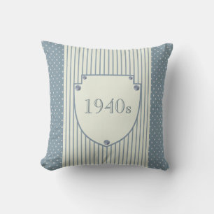 1940-talets vintage, krig-tidskvinna kudde