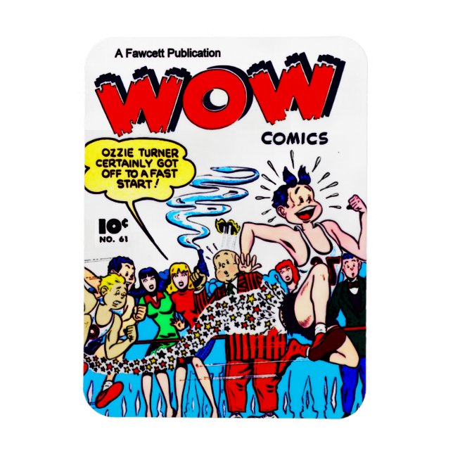 1940-talets WOW Comics Magnet  (Vertikal)