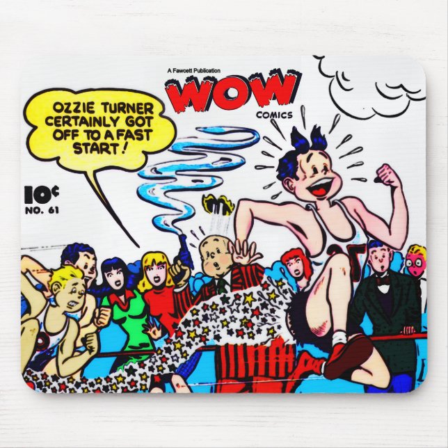 1940-talets WOW Comics Musmattor  (Framsidan)