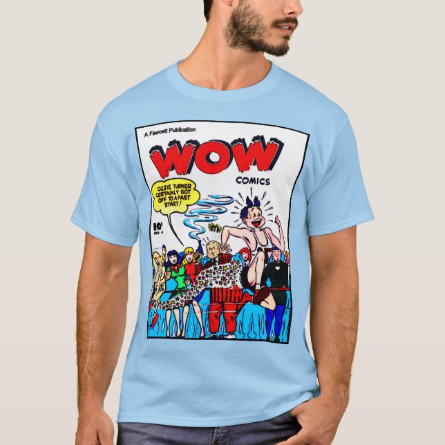 1940-talets WOW Comics T-Shirt  (Framsida)