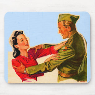 1940-talets WWII-hem från krig Musmatta