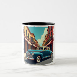 1940-tals Vintage Bil Mugg