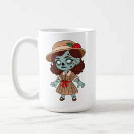 1940-tals Zombie Flickan Kaffemugg