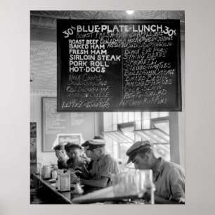 1940. Vintage Photo Poster