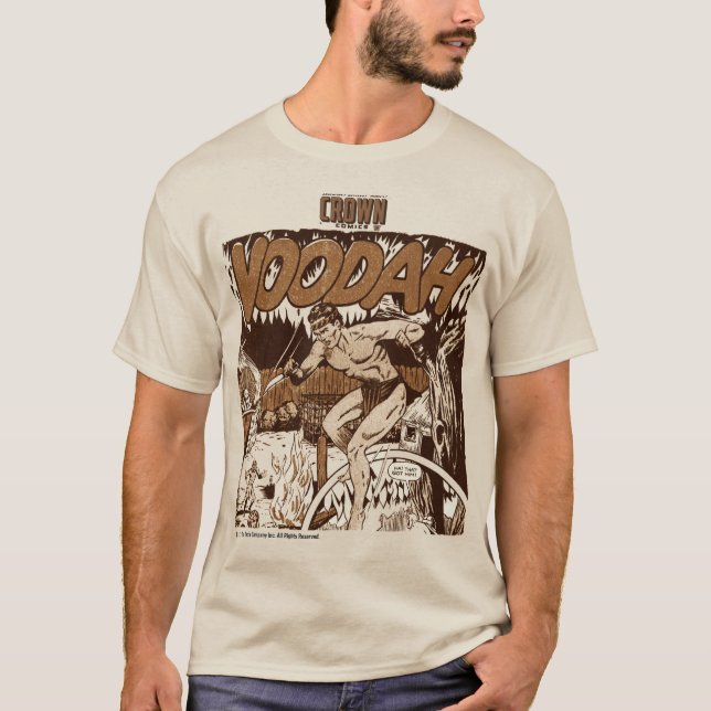 1940's Classic "VOODAH" Tecknad T-Shirt (Framsida)