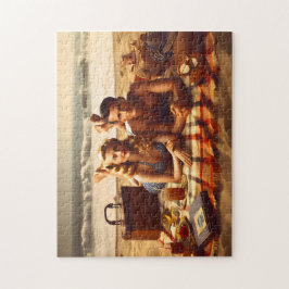 1940's Seaside Love Coastal Beach Romance Pussel