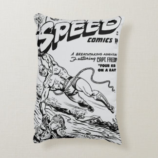 1940's SPEED Comics Pillow Prydnadskudde