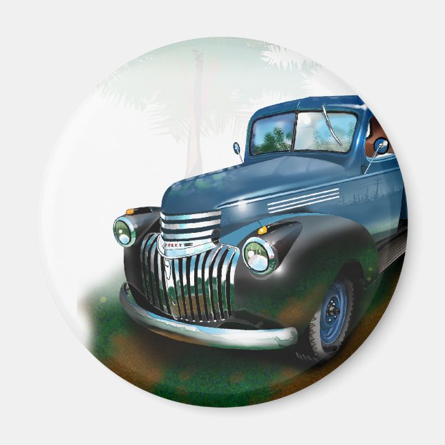 1941-1947 Chevy pickup Magnet (Framsidan)
