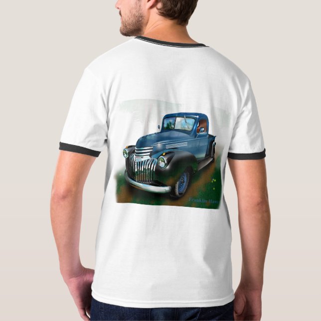 1941-1947 Chevy pickupare T Shirt (Baksida)