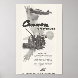 1941 års Bell Aircraft and Poster