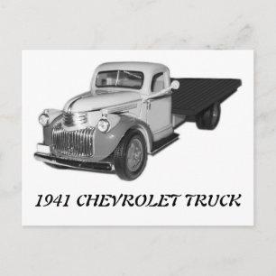 1941 CHEVROLET LASTBIL 1942 Chevy Vykort