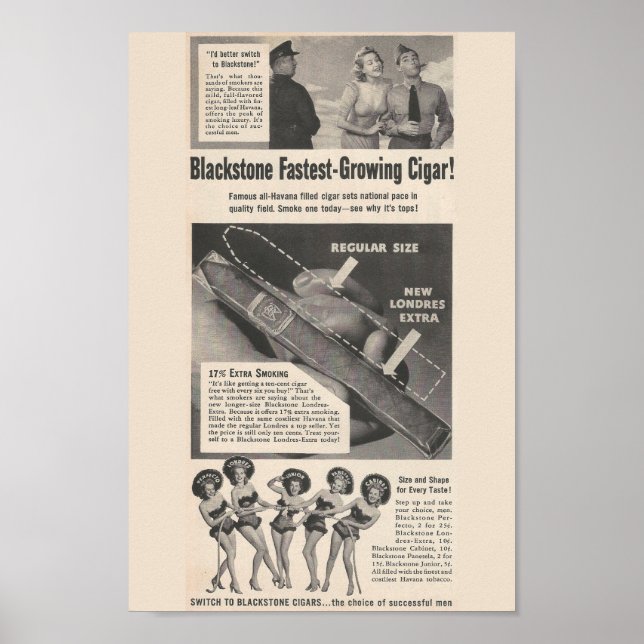 1941 Cigar och Poster (Framsidan)