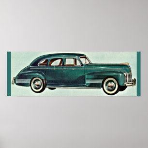 1941 Deluxe Torpedo 4-dörrsbil Poster