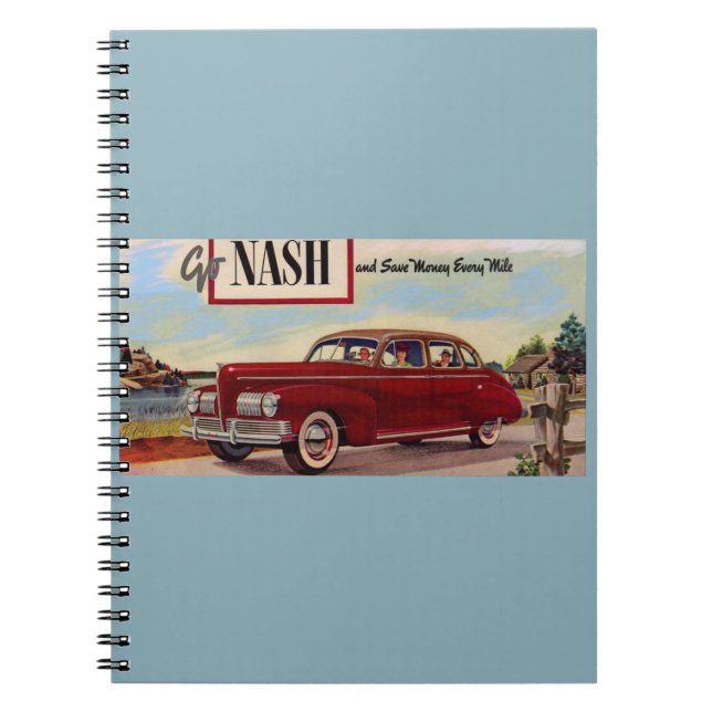 1941 Nash-bilad Anteckningsbok (Framsidan)
