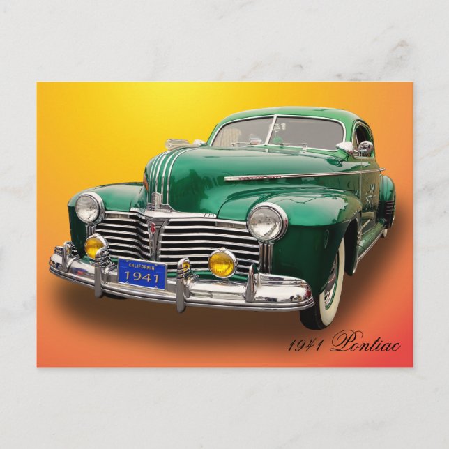 1941 PONTIAC VYKORT (Framsida)
