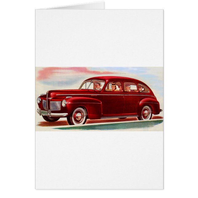 1941 röd kvicksilver 8 hälsningskort (Framsidan)