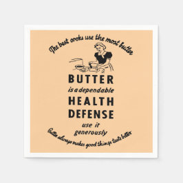 1941 Vintage Butter-ad Pappersservett
