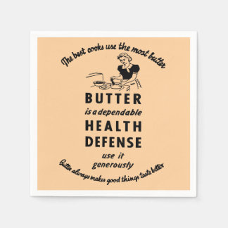 1941 Vintage Butter-ad Pappersservett