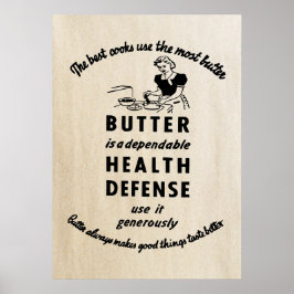 1941 Vintage Butter-ad Poster