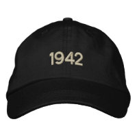 1942 Embroiderad Hat