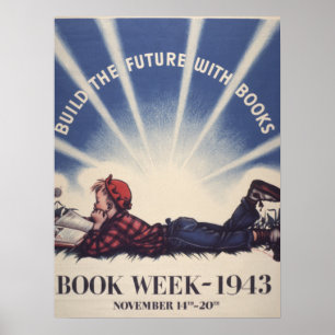 1943 Barns Bok-vecka Poster