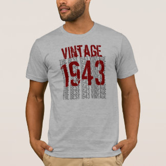 1943 Födelsedag Den bästa 1943-Vintagen W1988 Tee