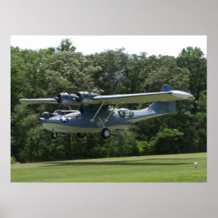 1943 konsoliderade PBY-5A "Catalina". Poster