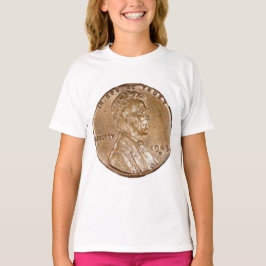 1943 Lincoln Head Copper Penny T Shirt