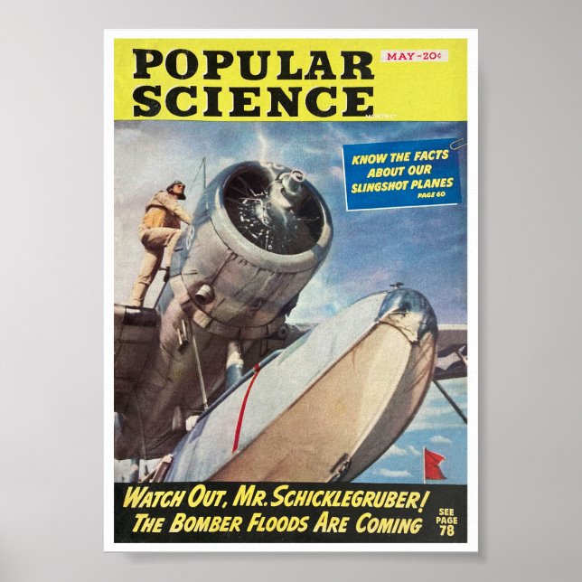 1943! MAGAZINTÄCKNINGART POSTER (Framsidan)