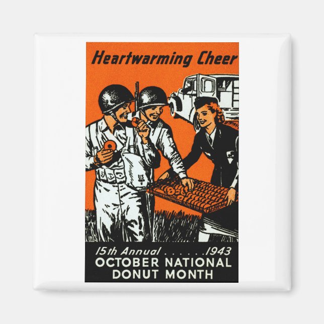 1943 Poster Donut Magnet (Framsidan)