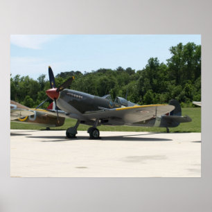 1943 Supersea Spitfire Mk IXe. Poster