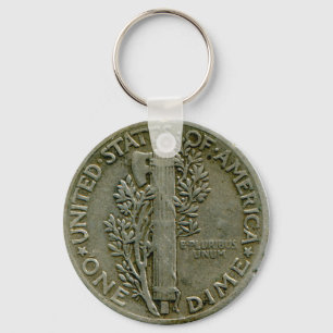 1943 US Mercury Dme reverse keychain Nyckelring