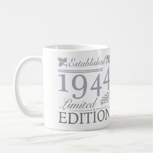 1944 års Begränsada utgåva 80 år gammal Kaffemugg