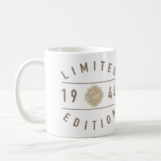 1944 Begränsad utgåva 80 födelsedagar Kaffemugg