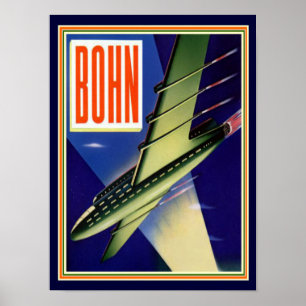 1944 Bohn Retro Futuristiska Annons 12 x 16 Poster