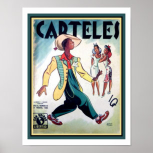 1944 Carteles Coola Cat Magazine Cover Poster