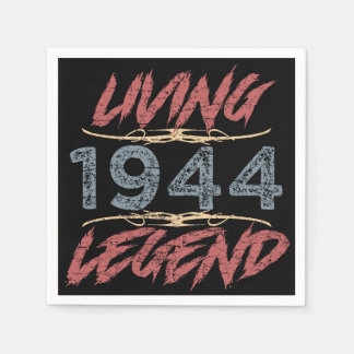 1944 Legend 80:e födelsedagen Pappersservett