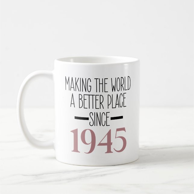 1945 Åldersgåvor Kvinnor i Manar Kaffemugg (Vänster)