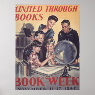 1945 Barns Bok-vecka Poster