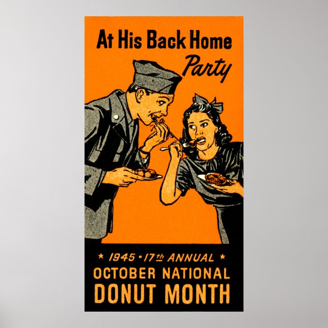 1945 Donut Poster (Framsidan)