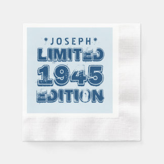 1945 eller valfritt år Begränsad utgåva 70 V3Z Pappersservett