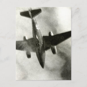 1945 Slutflygning av ME-262 Vykort